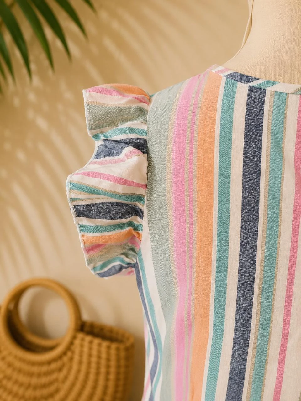 Multicolored striped t-shirt size S new – photo 4